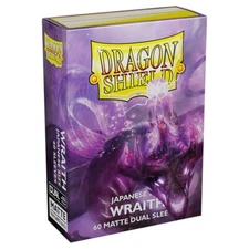 Dragon Shields: 60 Deck Protect Card Sleeves Japanese Matte Dual Wraith