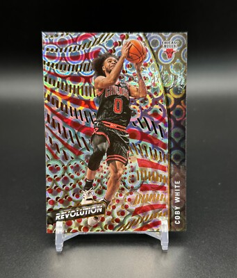 2020-21 Panini Revolution Coby White Groove #49 Chicago Bulls
