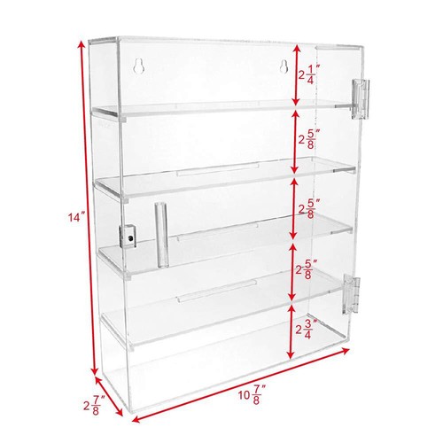 Acrylic Clear Display Case Car Model Storage Box Display Shelf Cabinet Dustproof - Picture 3 of 19