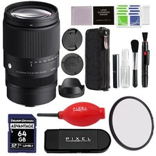 Sigma 16-300mm f/3.5-6.7 DC OS Contemporary Lens for X Mount w/ Accessory Bundle
