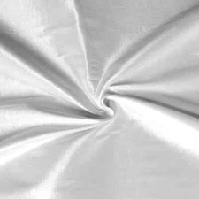 Taffeta Stretch Fabric 2-Way Stretch 58" Wide by The Yard ( WHITE )