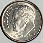 2013 P  Roosevelt Dime uncirculated Full Bands