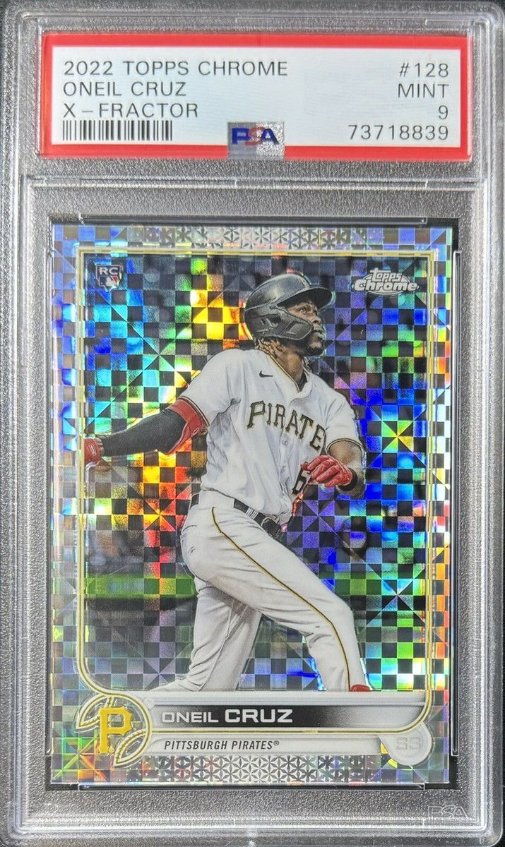 ONEIL CRUZ Xfractor ROOKIE 2022 Topps Chrome PSA 9 Pittsburgh