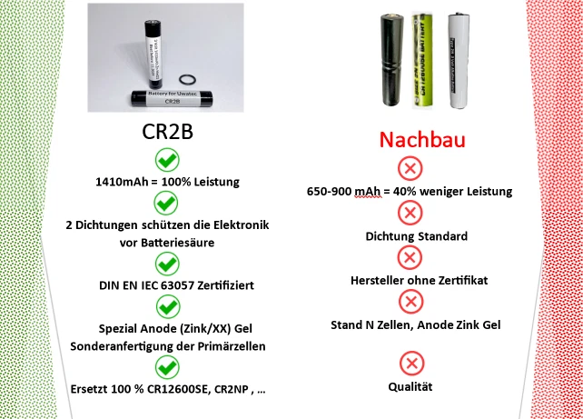 Batteria CR12600SE Uwatec Scubapro Galileo Sol Luna CR2B 3V-1410mAh CR2NP - Immagine 2 di 4