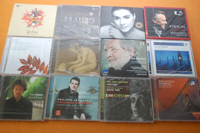 Lot of 12 Sealed Classical CDs Bartoli, Jaroussky, Rattle, Jansons, Braley, etc.