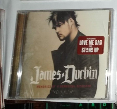 James Durbin Memories of a Beautiful Disaster (CD) 11 Tracks,NEW/SEALED freeship