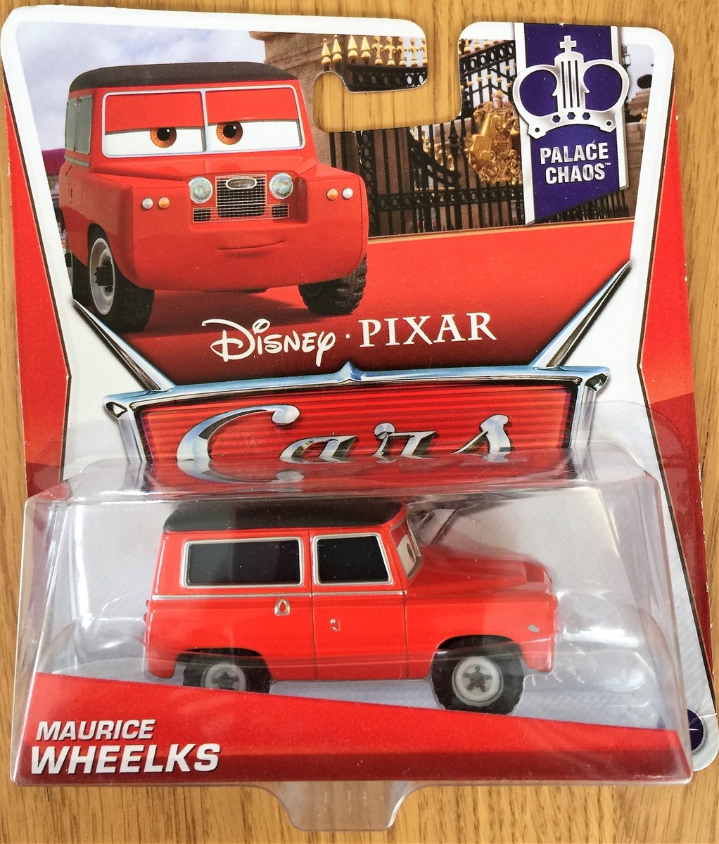Disney Pixar Cars MAURICE WHEELKS Palace Chaos Red Land Rover 5/9