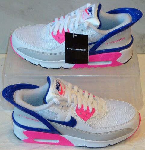 New Nike Air Max 90 Flyease GS Concord Pink Youth US Size 7Y UK 6 EUR 40 - Picture 1 of 8