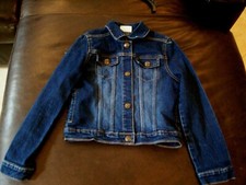 Crazy 8 Girl  s Denim 4 Pocket Snap Jean Jacket 7-8 Medium, Waist Length