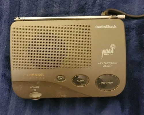 Radio Météo RadioShack 12-247B - Alerte NOAA, 7 Canaux, Grise, Avec Fonctionne Bien