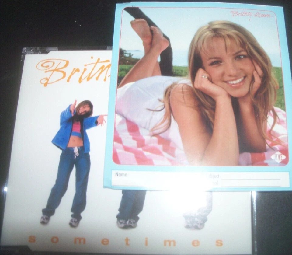 Britney Spears Sometimes Rare Australian 3 Track CD Single with Limited Sticker - Image 3 of 4