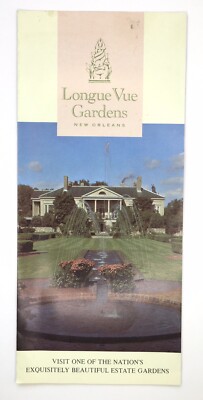 Longue Vue House & Gardens New Orleans Map Guide Brochure