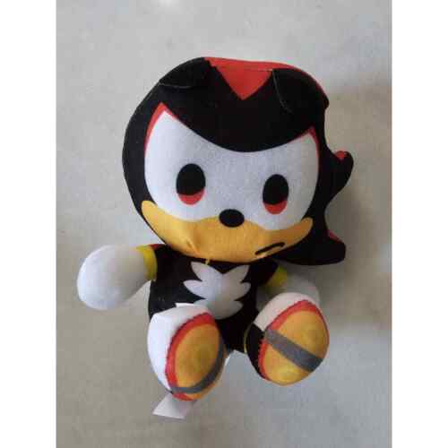 Sonic the Hedgehog 5" Shadow Black Doll Plush Toy Stuffed Animal Video Game Sega - Photo 1/4