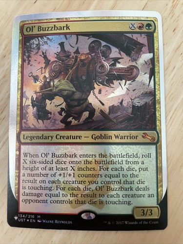 MTG Ol' Buzzbark FOIL #134/216 The List Mythic NM/M