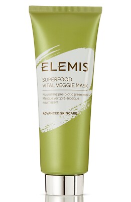 NEW ELEMIS Superfood Vital Veggie FACE MASK Pre-Biotic FULL SIZE 2.5 oz SEALED!