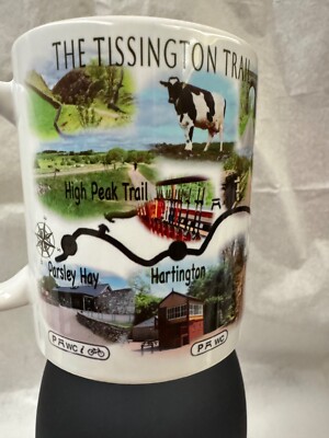 Peak District, Tissington Trail Map Tasse, Fotos vom Weg entlang, Geschenkbox