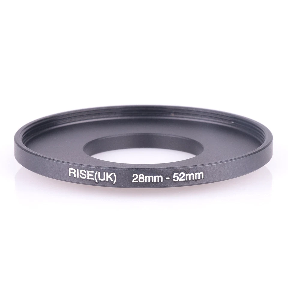 RISE(UK) 28mm-52mm 28-52 mm 28 to 52 Step Up Ring Filter Adapter black - Image 2 of 3