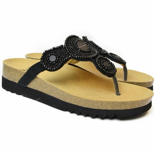 DR. SCHOLL CIABATTE INFRADITO DONNA CON PERLINE ZARINA NERO | eBay
