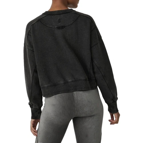 Free People FP Movement x Hatch Intercept Black Oversized Maternity Pullover, XL - Picture 5 of 11