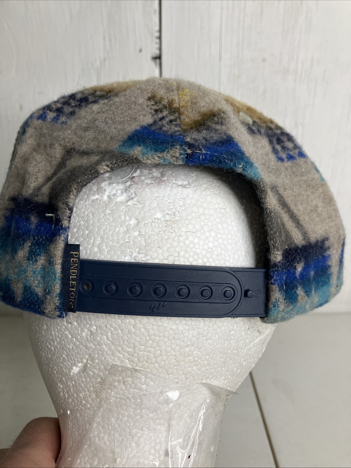 Pendleton Wool Snapback Hat 6 Panel One Size Azte… - image 5