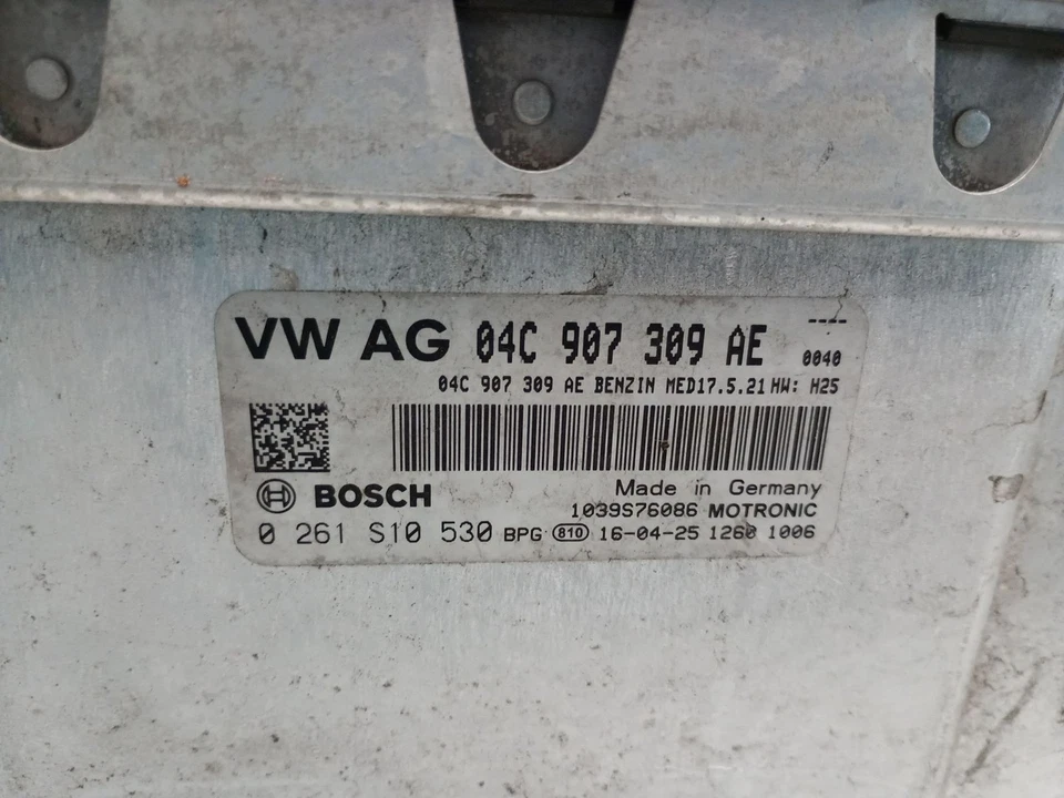 04C907309AE CENTRALINA MOTORE / 0261S10530 BOSCH / 5605882 PER AUDI A1 SPORTBACK - Immagine 4 di 4