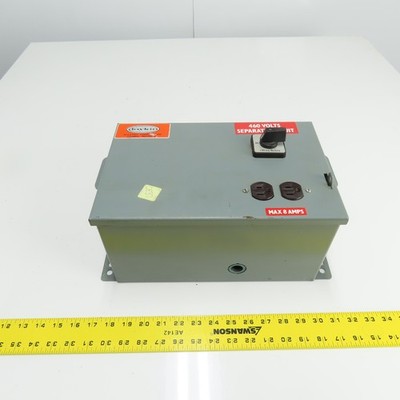 Daykin LTFS-05 Enclosed Disconnect Transformer Pri 460V Sec 115V 1000VA