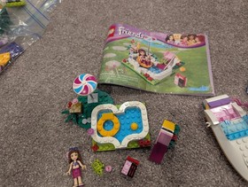 Lego Friends lot 3937 Olivia's speedboat & 41090 Garden Pool w/ turtle