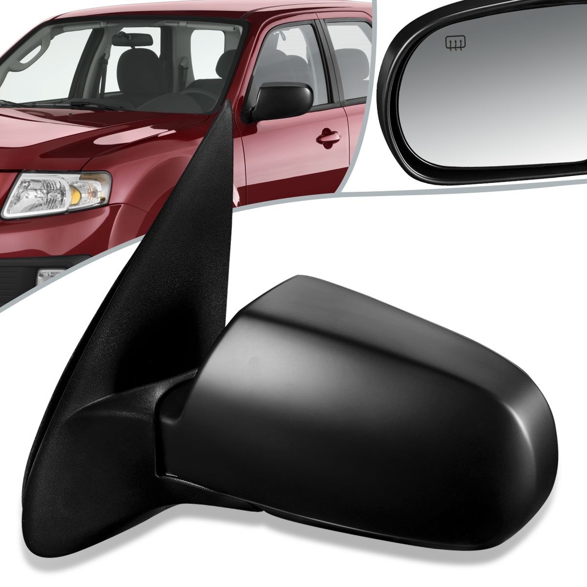 Fit 05-06 Mazda Tribute OE Style Power+Heated Side Door Mirror