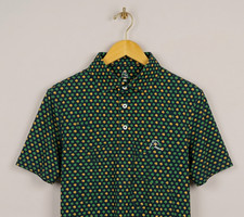 NEW Rhoback The Notre Dame Golden Clover Men's Short Sleeve Performance Polo