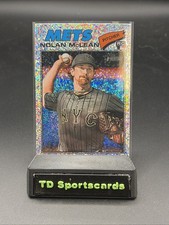 2026 Topps Heritage - Nolan McLean #150 Chrome Silver Sparkle Refractor (RC)