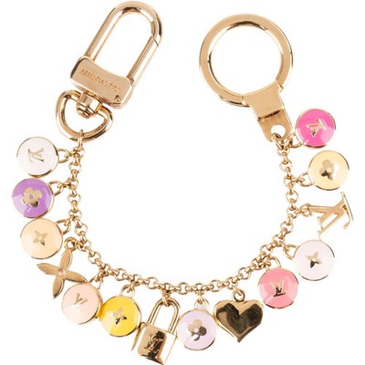 Louis Vuitton Monogram Multicolor Pastilles Chain Bag Charm Key Holder Tasche