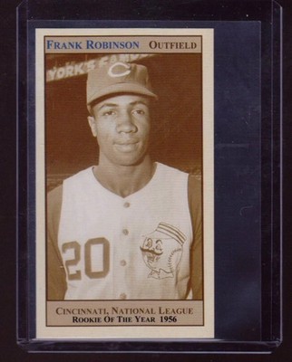 1981-91 DAV FRANK ROBINSON '56 CINCINNATI REDS SLUGGER NL ROOKIE OF THE YEAR (4)