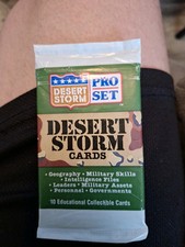1991 Pro Set Desert Storm 10 Educational Collectible Cards