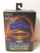 NECA TMNT Leonardo  CREATURE FROM THE BLACK LAGOON  UNIVERSAL MONSTERS MIB