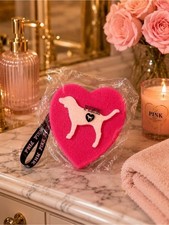PINK Victoria s Secret Heart Shower Sponge Loofah Bath Accessory New