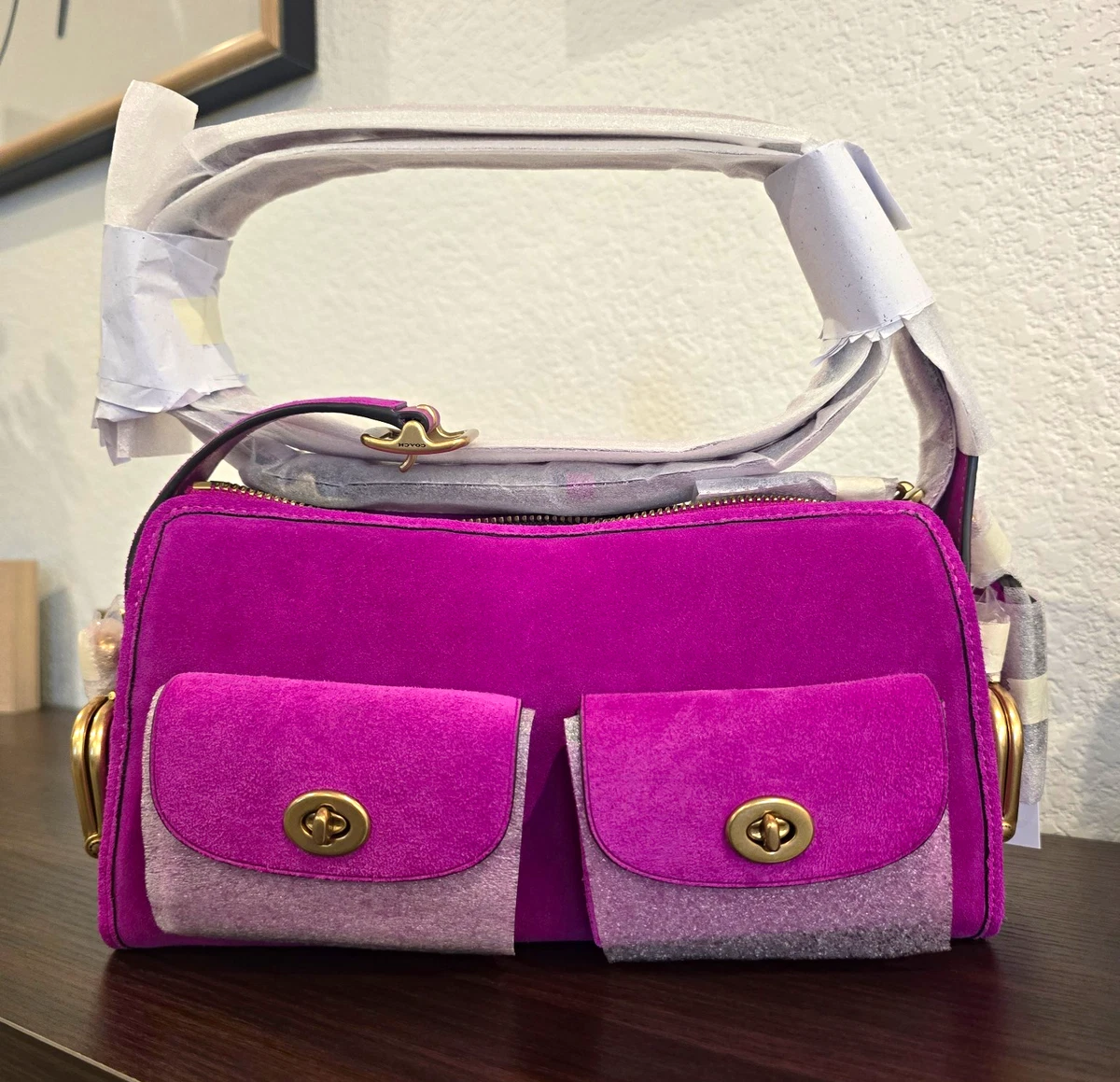 Coach Shoulder Bag Purple Bags & Handbags for Women for sale - eBay