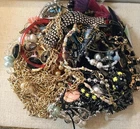 Vintage and Modern Damaged Or Broken Costume Jewelry Mystery Craft Lot 1 Pound
