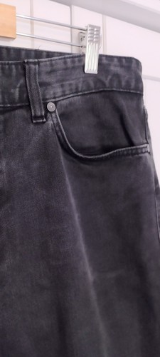 Hugo Boss Slim Fit Jeans Mens Size 33W 32L Black Denim Cotton Stretch - Picture 4 of 15