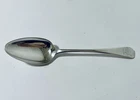 Large Antique Georgian 18th Century Solid Sterling Silver Serving Spoon 1794