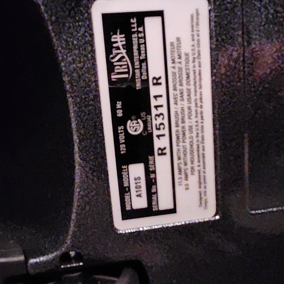 Freshly Serviced Tristar Canister Vacuum CS.  A101S Very Good Condition  - Image 4 of 4