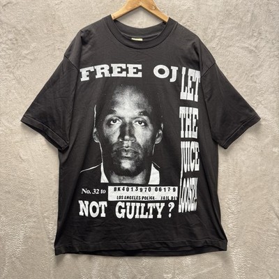 VTG 90s OJ Simpson Don't Squeeze The Juice Not Guilty Original Rap