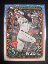 2024 Topps Holiday - Jonatan Clase #H14 (RC)
