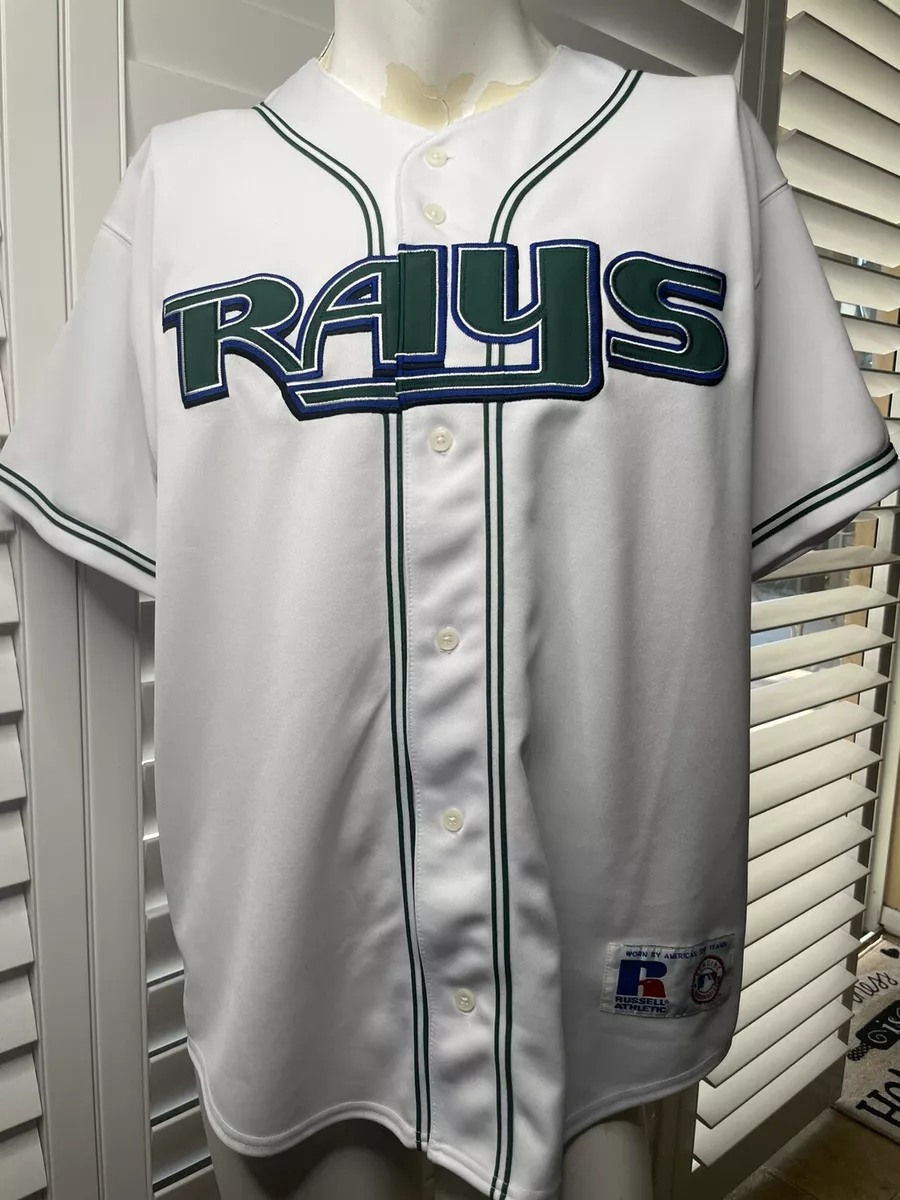 MLB Tampa Bay Rays Vintage Authentic Russell Home Jersey Size Large NWOT