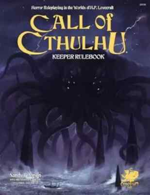 Call of Cthulhu RPG: Keeper Rulebook - 7th Edition Core Rules - New