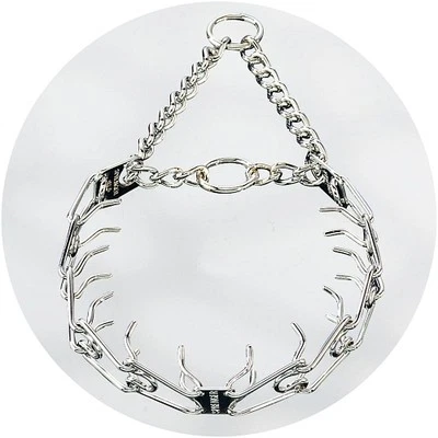 Herm Sprenger 3.0mm Polished Chrome Ultra Plus Prong Collar Twin O Ring