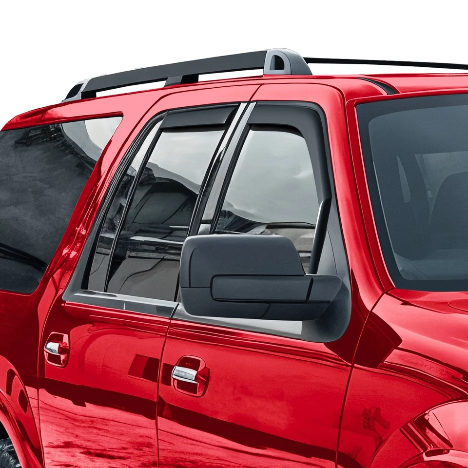 Protectores de lluvia viseras de ventilación para Ford Expedition/Lincoln Navigator 2007-2017 Foto 3 de 4