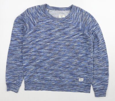 Valcom Damen blau Baumwollmischung Sweatshirt Größe 8