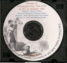 Christopher Gist's Journals 1750-1753 -  VA, KY & OHIO