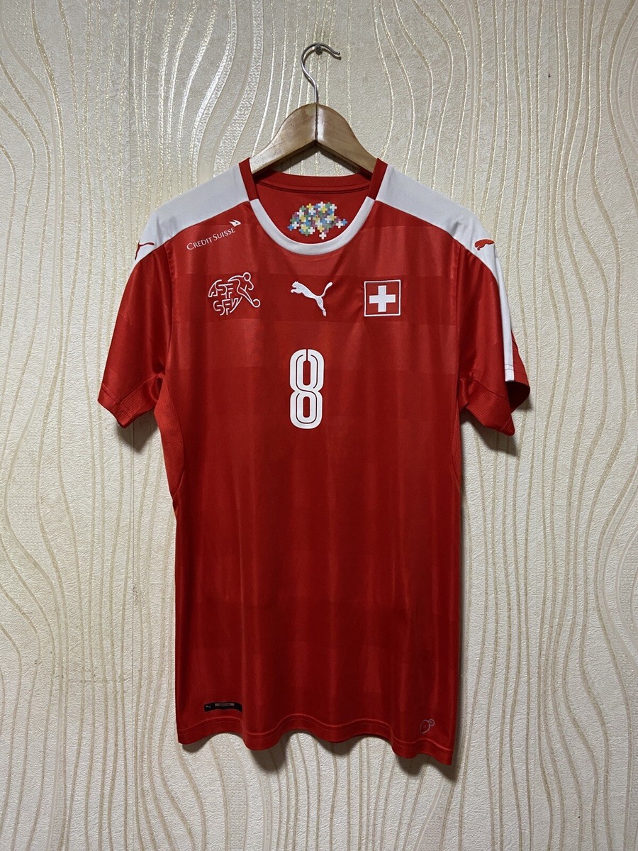 SWITZERLAND 2016 2017 HOME FOOTBAL SHIRT SOCCER JERSEY PUMA 748740