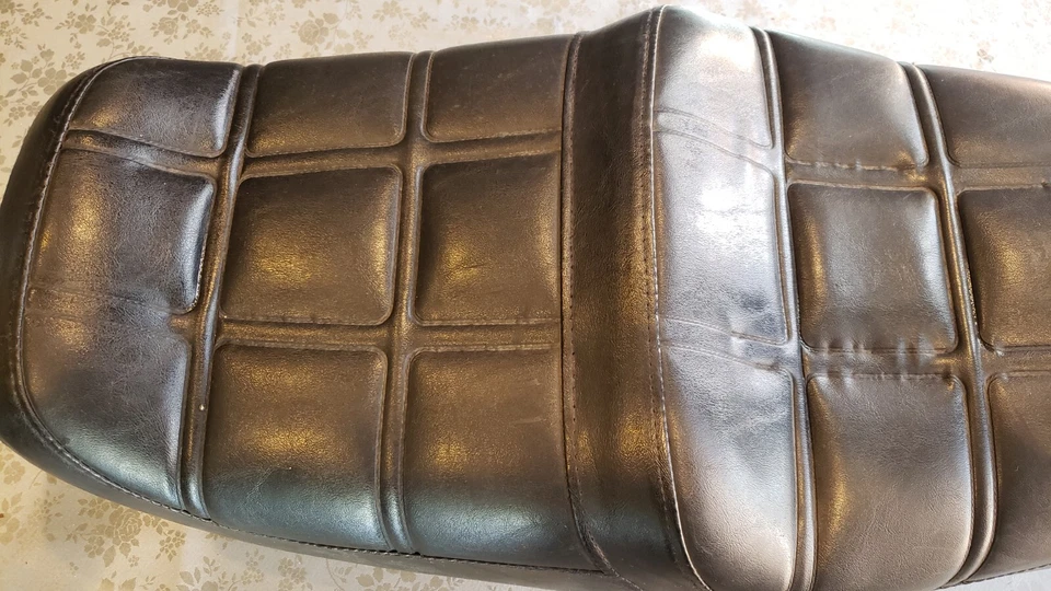 Conjunto de asiento de motocicleta Honda CB1000 de colección OEM sillín cuero negro CB 1000 Foto 4 de 4